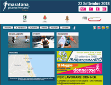 Tablet Screenshot of maratonadelpiceno.com